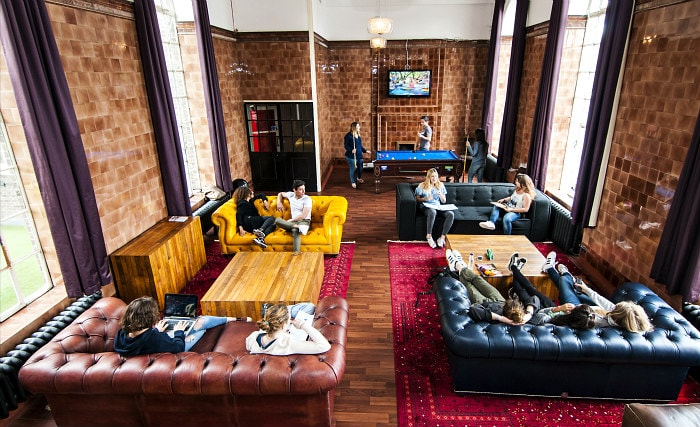 Relax in the lounge area